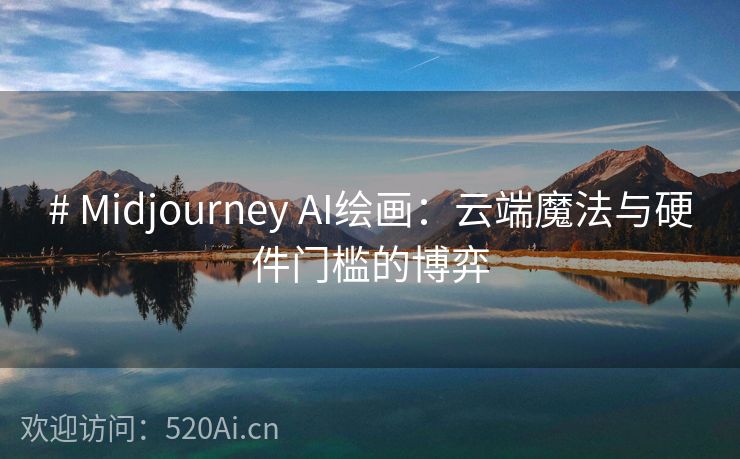 # Midjourney AI绘画：云端魔法与硬件门槛的博弈